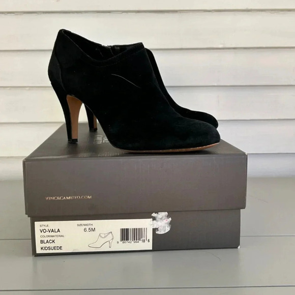 Vince Camuto Vo-Vola Heeled Booties Sz 6.5 - Picture 1 of 10